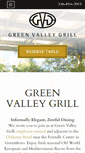 Mobile Screenshot of greenvalleygrill.com